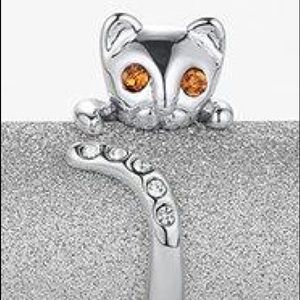 🐈 silver cat ring one size fits all 🐈